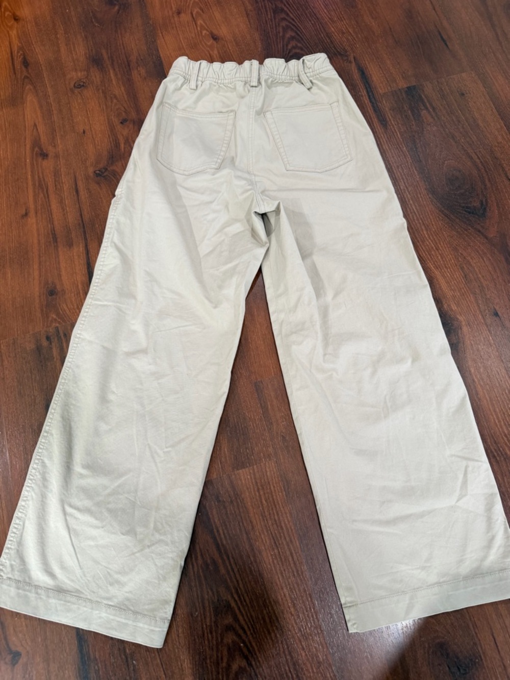 NWT Aritzia Wilfred Free Ascendant Pants Light Birch Cream Women Sz 2 Wide Leg - Picture 13 of 14